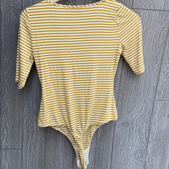 Anthropologie | NWT Ribbed Henley Bodysuit - Picture 10 of 14